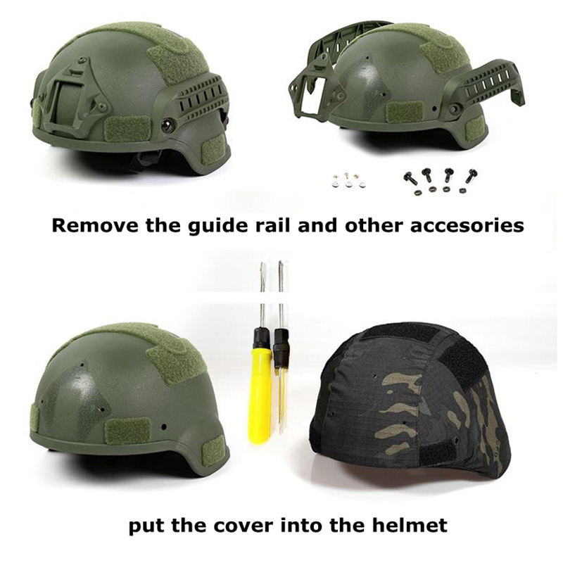 Tactical MICH2000 Helmet Cover - огляд і ціна Camo Face Paint