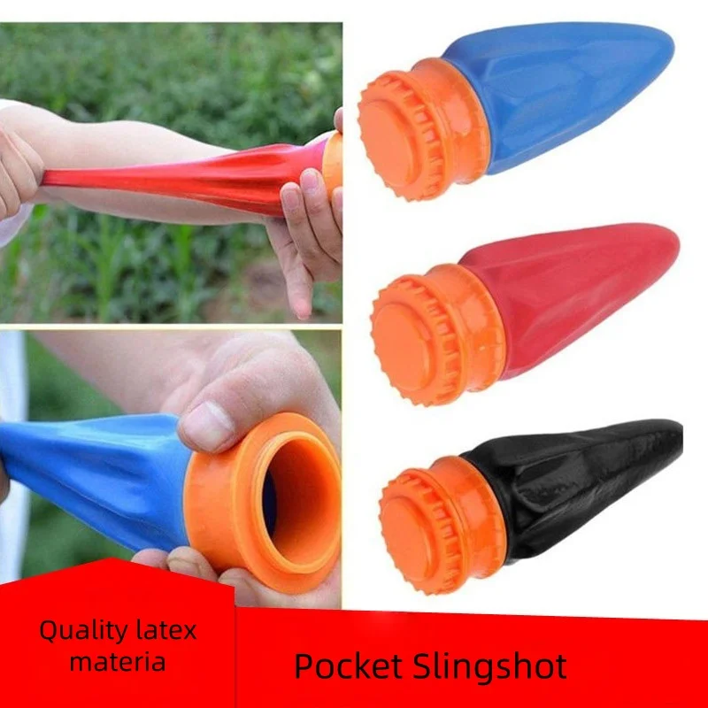 1PC Pocket Slingshot Latex Min - огляд і ціна Outdoor Hunting Games For Kids